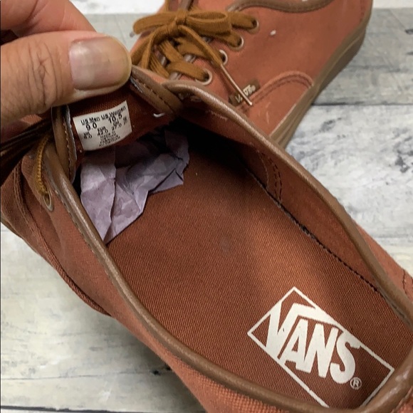 vans gum authentic sequoia